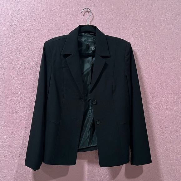 INVESTMENTS Women's Black Blazer With Pockets Size 8 - Picture 1 of 4